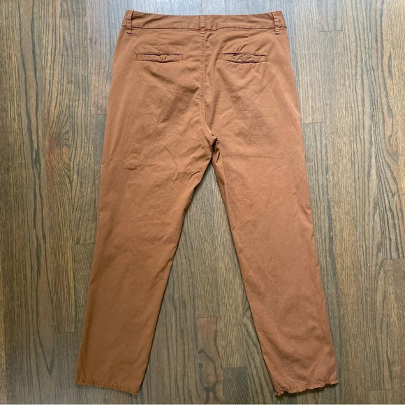 Nili Lotan Montauk Pant in Whiskey Raw Hem size 4 - Picture 15 of 16